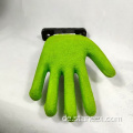 Schnitt widerstandsfähige Schaumlatex -Gummispalmenhandschuhe